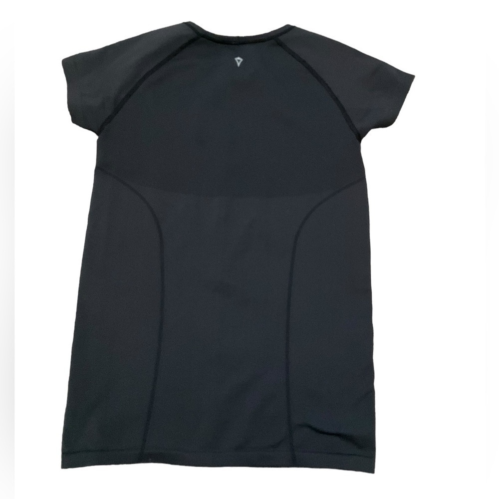 Ivivva / Lululemon Youth Swiftly Tech Top Girls Size 14 Black Active Athletic - Picture 2 of 8